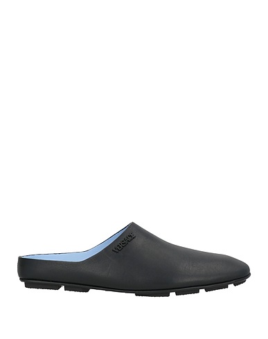 VERSACE Mules and clogs Black Calfskin