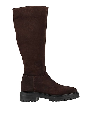 FRANCESCO BRUNELLI Boots Dark brown Leather