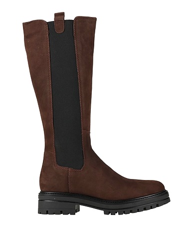 FRANCESCO BRUNELLI Boots Chocolate brown Leather