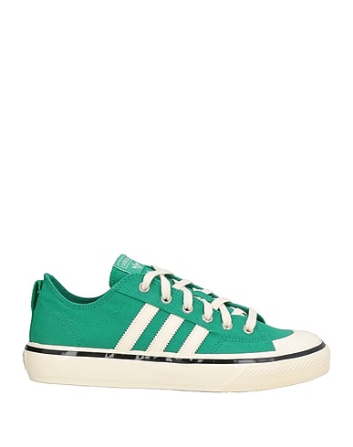 ADIDAS ORIGINALS Sneakers Green Textile fibres, Rubber