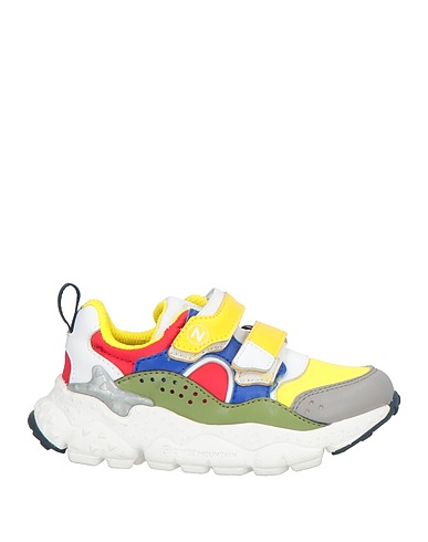 FLOWER MOUNTAIN® for NATURINO Sneakers Yellow Textile fibres, Synthetisches Material