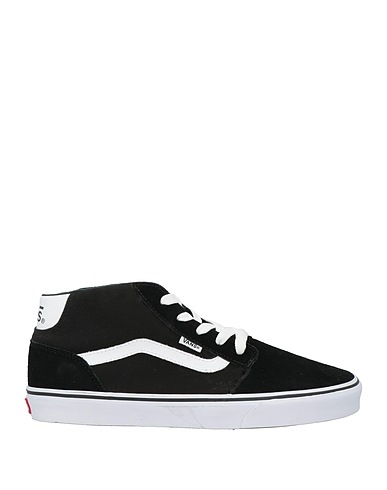 VANS Sneakers Black Leather, Textile fibres