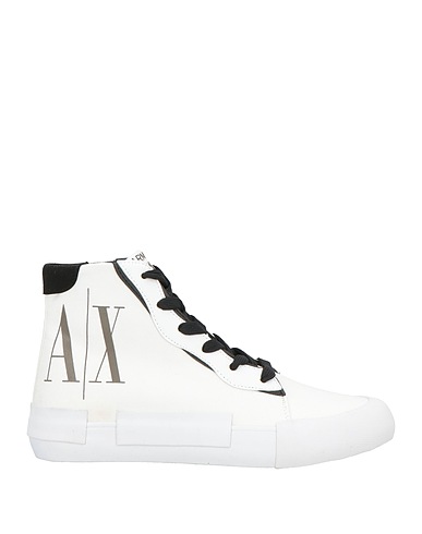 ARMANI EXCHANGE Sneakers Λευκό 100% Βαμβάκι, Πολυεστέρας, Πολυουρεθάνη, Πολυαμίδη