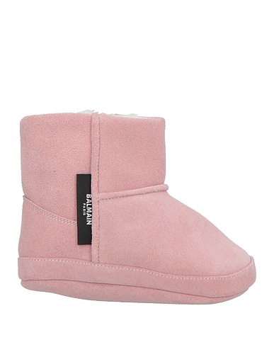 BALMAIN Newborn shoes Pink Leather