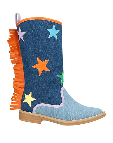 STELLA McCARTNEY KIDS Stivali Blu Fibre tessili