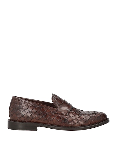 ROBERTO BOTTICELLI Loafers Dark brown Leather