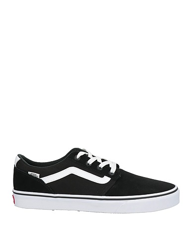 VANS Sneakers Black Leather, Textile fibers