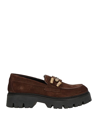 CAFèNOIR Loafers Brown Leather