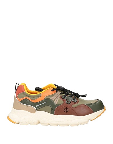 FLOWER MOUNTAIN® for NATURINO Sneakers Military green Textile fibres