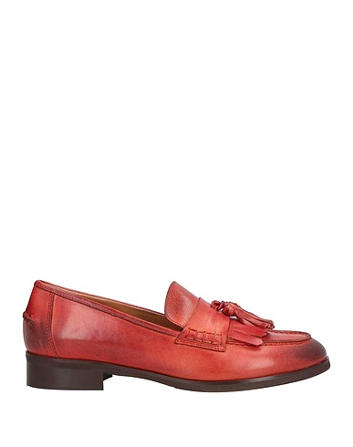 J|D JULIE DEE Loafers Brick red Leather