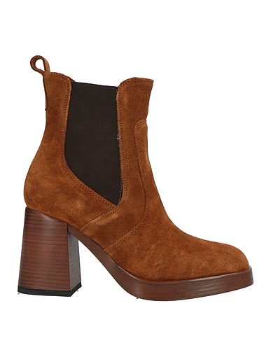 FABBRICA DEI COLLI Ankle boot Camel Leather