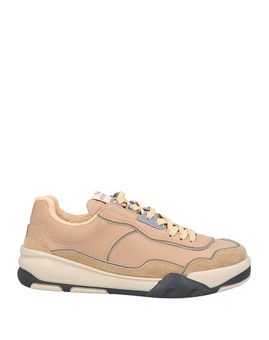 THEORY PROJECT Sneakers Light brown Calfskin