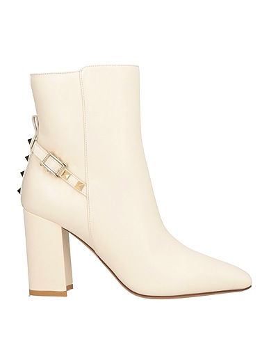 VALENTINO GARAVANI Ankle boot Ivory Leather