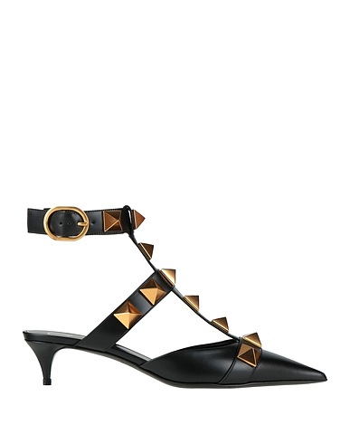 VALENTINO GARAVANI Court Black Leather