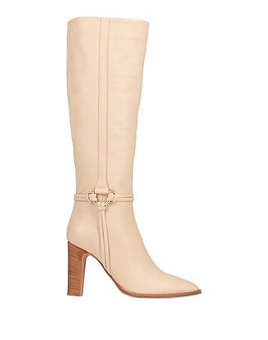 THE SELLER Boots Cream Calfskin