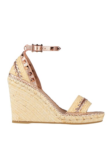 VALENTINO GARAVANI Espadrilles Beige Cuir