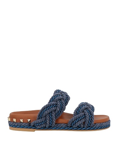 VALENTINO GARAVANI Espadrilles Marineblau Gewebefasern