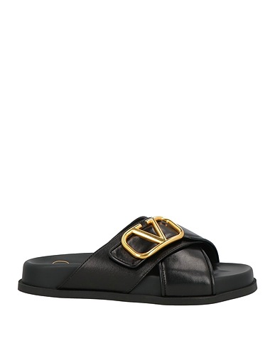 VALENTINO GARAVANI Sandals Black Leather