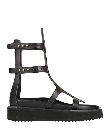 RICK OWENS Sandals NERO Leather