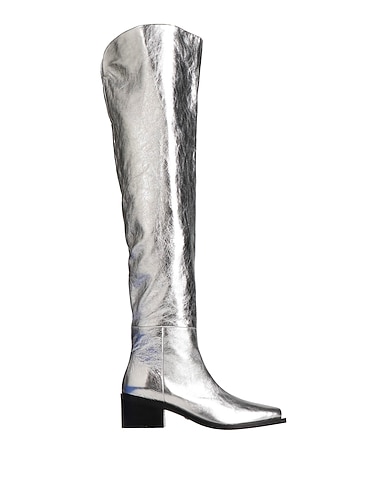 STUART WEITZMAN Stivali Argento Pelle
