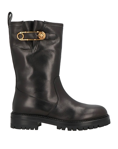VERSACE Bottine Noir Cuir