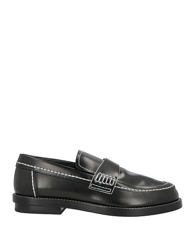 MCQUEEN Loafers Black Leather