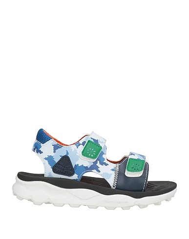 FLOWER MOUNTAIN® for NATURINO Sandals Sky blue Synthetisches Material, Textile fibres