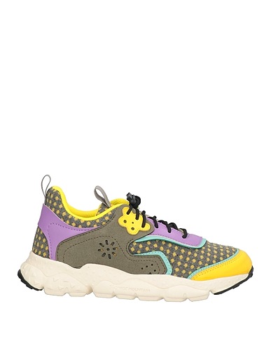 FLOWER MOUNTAIN® for NATURINO Sneakers Military green Textile fibres, Synthetisches Material