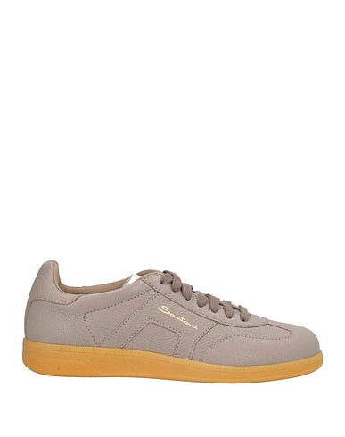 SANTONI Sneakers Grey Leather