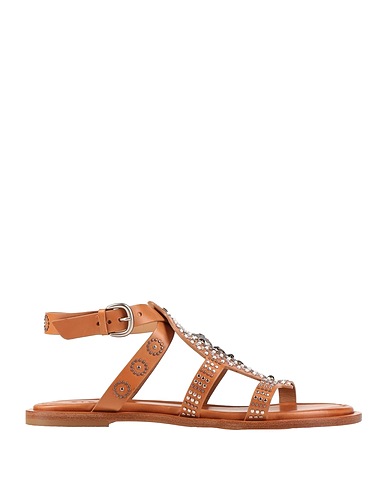 SARTORE Sandals Camel Leather