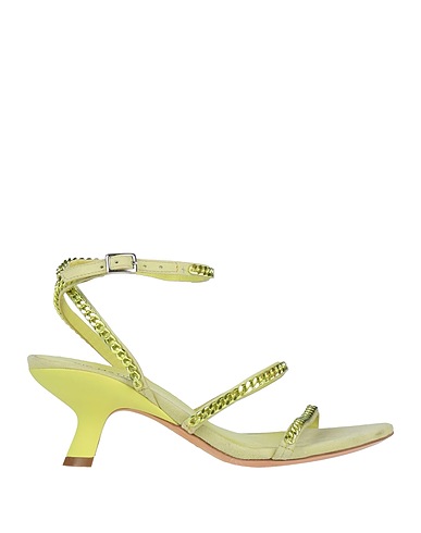VIC MATIĒ Sandals Lime green Leather