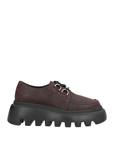 VIC MATIĒ Schnürschuhe Schokobraun Leder