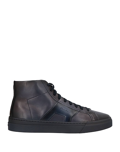 SANTONI Sneakers Midnight blue Leather