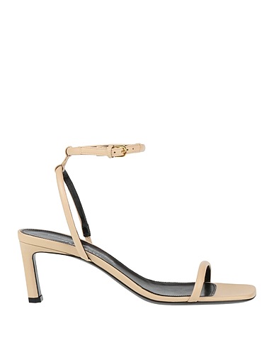 EVANGELIE SMYRNIOTAKI x SERGIO ROSSI Sandals Beige Leather