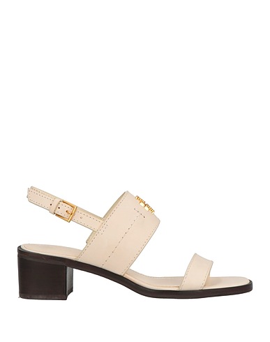TORY BURCH Sandals Cream Cowhide