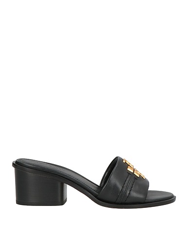 TORY BURCH Sandali Nero Pelle di vitello