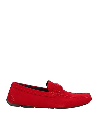GIORGIO ARMANI Loafers Red Leather