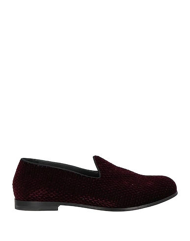 GIORGIO ARMANI Loafers Plum Textile fibers