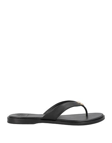 TORY BURCH Dianetten Schwarz Kalbsleder