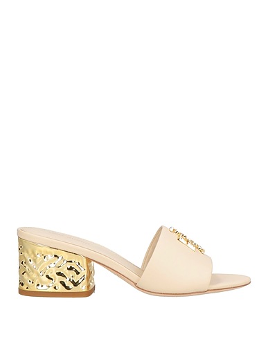 TORY BURCH Sandals Cream Calf hair
