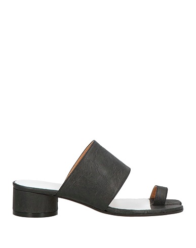 MAISON MARGIELA Flip flops Black Textile fibers