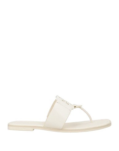 TORY BURCH Flip flops Off white Leather