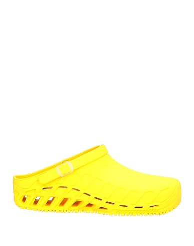 SCHOLL Mules and clogs Yellow Rubber