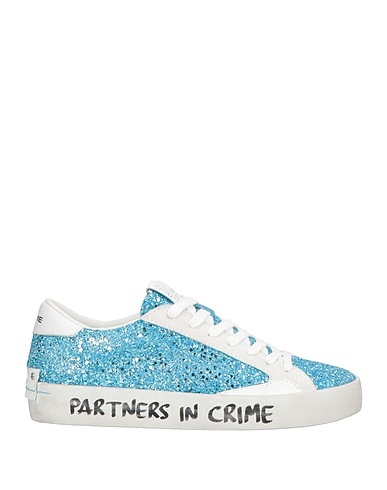 CRIME London Sneakers Turquoise Leather