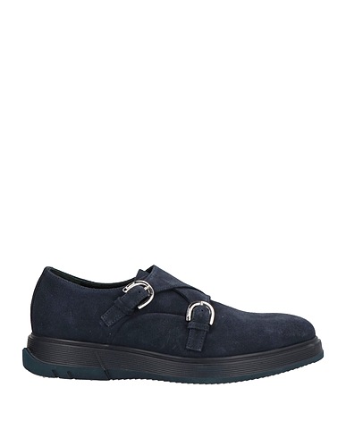 PACIOTTI Loafers Navy Leather