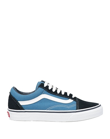 VANS Sneakers Blau Gewebefasern, Leder