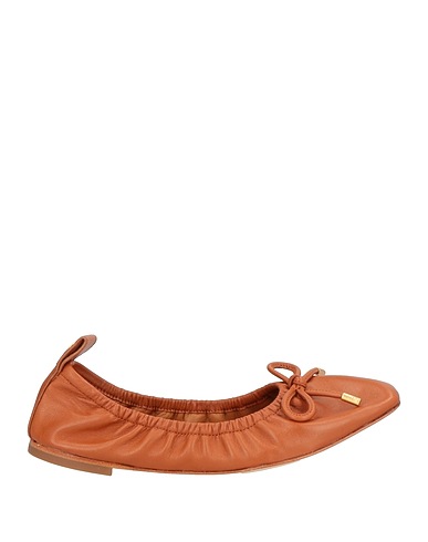 TORY BURCH Ballet flats Tan Leather