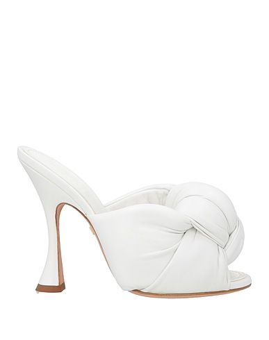 GIAMBATTISTA VALLI Sandals White Leather