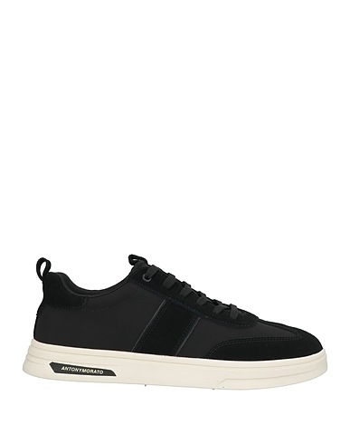 DOLCE&GABBANA Sneakers Black Textile fibers, Leather