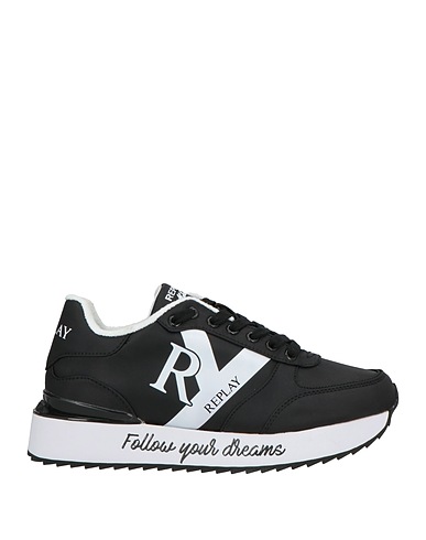 REPLAY Sneakers Black Textile fibres